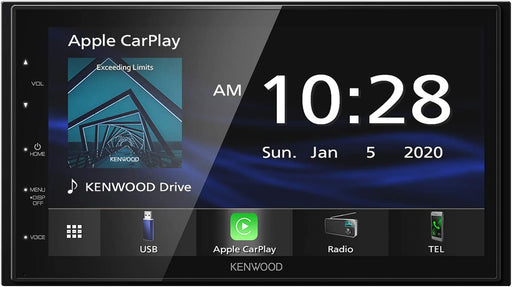 The Kenwood DMX47S is a powerful, reliable car stereo receiver with a 6.8" touchscreen display and multiple inputs and outputs for full-range sound.